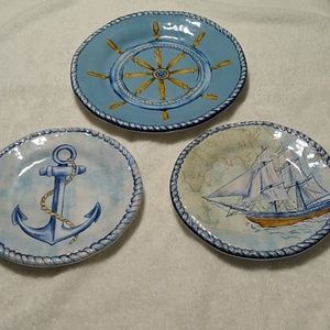 Set of Melamine decorative plates